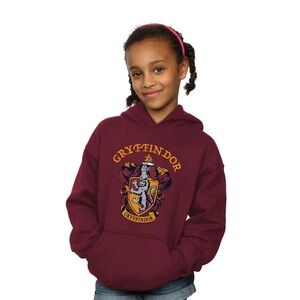 Gryffindor Crest Maroon Kids Hoodie - Official Wizarding School Design
